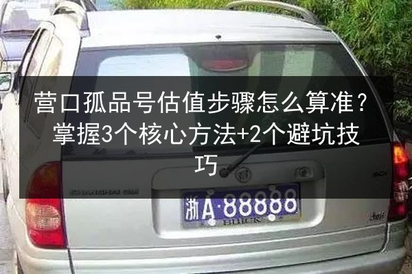 营口孤品号估值步骤怎么算准?掌握3个核心方法+2个避坑技巧 第3张 营口孤品号估值步骤怎么算准?掌握3个核心方法+2个避坑技巧 第3张