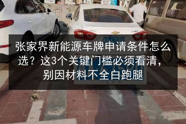 张家界新能源车牌申请条件怎么选?这3个关键门槛必须看清,别因材料不全白跑腿 第3张 张家界新能源车牌申请条件怎么选?这3个关键门槛必须看清,别因材料不全白跑腿 第3张