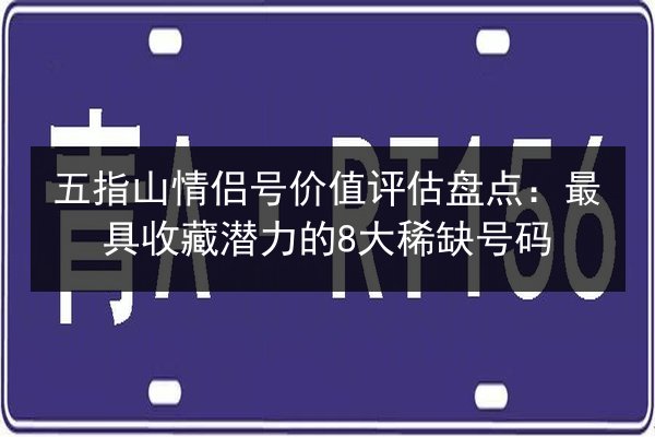 五指山情侣号价值评估盘点：最具收藏潜力的8大稀缺号码 第3张
