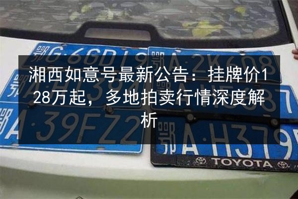 湘西如意号最新公告:挂牌价128万起,多地拍卖行情深度解析 第2张 湘西如意号最新公告:挂牌价128万起,多地拍卖行情深度解析 第2张