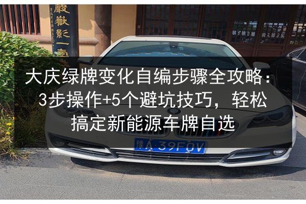 大庆绿牌变化自编步骤全攻略：3步操作+5个避坑技巧，轻松搞定新能源车牌自选
