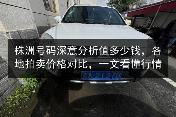 株洲号码深意分析值多少钱，各地拍卖价格对比，一文看懂行情