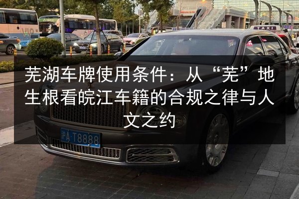 芜湖车牌使用条件:从“芜”地生根看皖江车籍的合规之律与人文之约 第3张 芜湖车牌使用条件:从“芜”地生根看皖江车籍的合规之律与人文之约 第3张