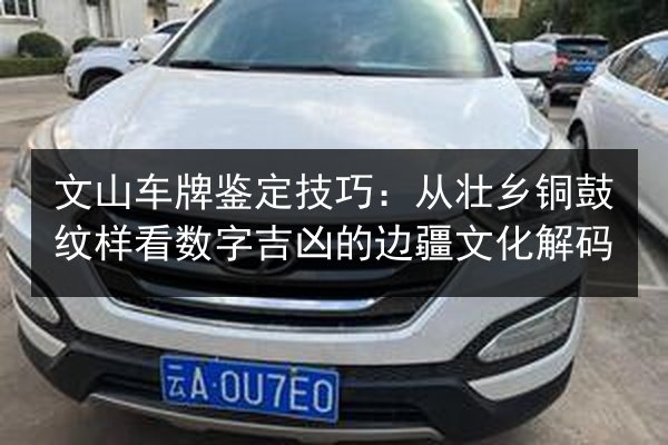 文山车牌鉴定技巧：从壮乡铜鼓纹样看数字吉凶的边疆文化解码