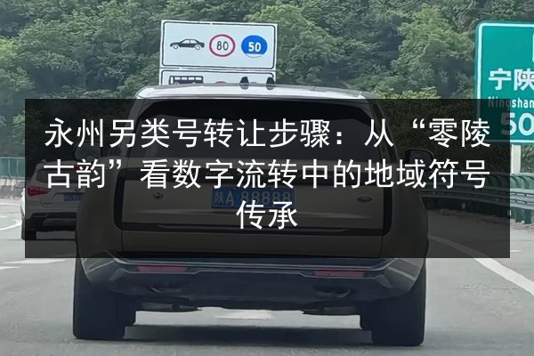 永州另类号转让步骤：从“零陵古韵”看数字流转中的地域符号传承 第3张