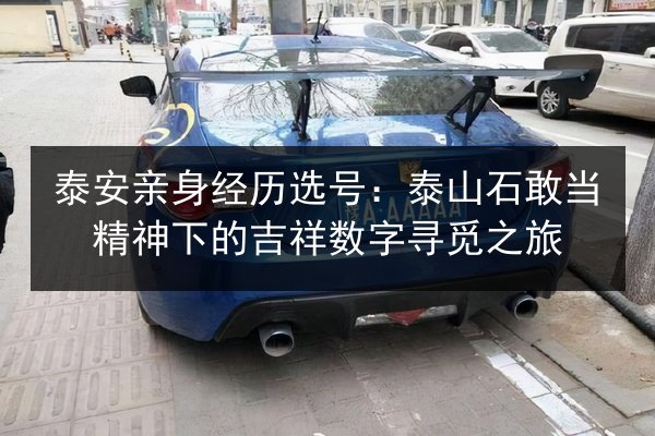 泰安亲身经历选号：泰山石敢当精神下的吉祥数字寻觅之旅
