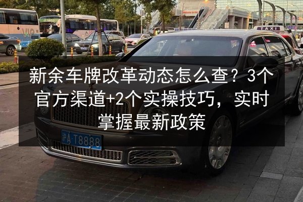 新余车牌改革动态怎么查？3个官方渠道+2个实操技巧，实时掌握最新政策 第2张