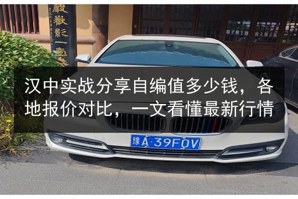 汉中实战分享自编值多少钱，各地报价对比，一文看懂最新行情