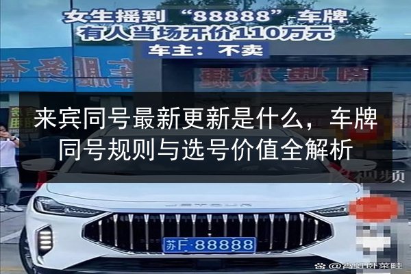来宾同号最新更新是什么,车牌同号规则与选号价值全解析 第3张 来宾同号最新更新是什么,车牌同号规则与选号价值全解析 第3张