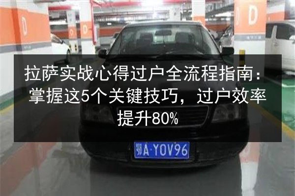 拉萨实战心得过户全流程指南：掌握这5个关键技巧，过户效率提升80%