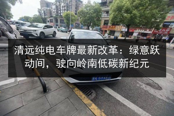 清远纯电车牌最新改革:绿意跃动间,驶向岭南低碳新纪元 第3张 清远纯电车牌最新改革:绿意跃动间,驶向岭南低碳新纪元 第3张