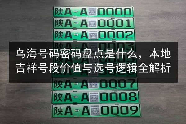 乌海号码密码盘点是什么,本地吉祥号段价值与选号逻辑全解析 第3张 乌海号码密码盘点是什么,本地吉祥号段价值与选号逻辑全解析 第3张