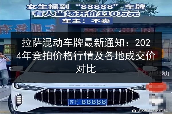 拉萨混动车牌最新通知：2024年竞拍价格行情及各地成交价对比 第3张