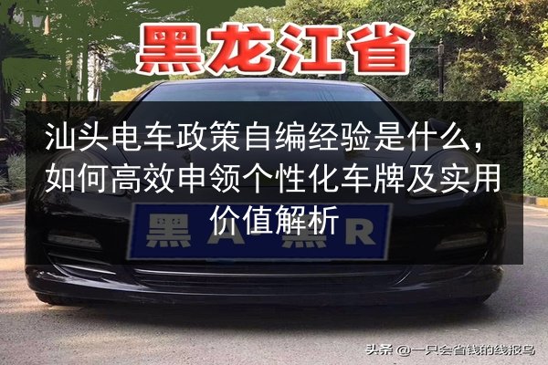 汕头电车政策自编经验是什么，如何高效申领个性化车牌及实用价值解析 第2张