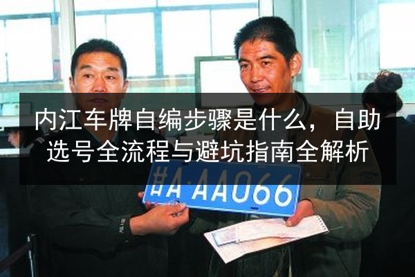 内江车牌自编步骤是什么，自助选号全流程与避坑指南全解析 第2张