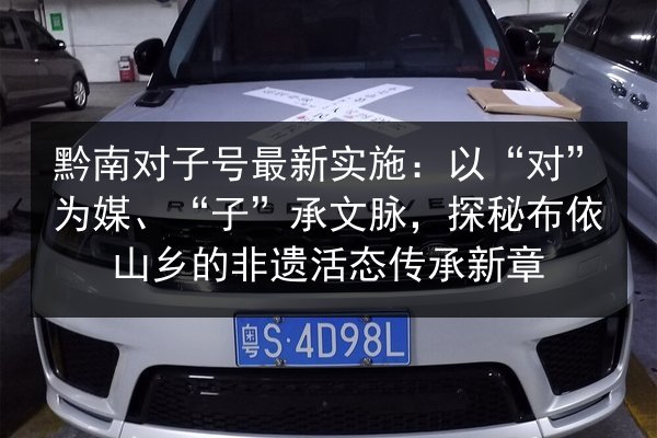 黔南对子号最新实施:以“对”为媒、“子”承文脉,探秘布依山乡的非遗活态传承新章 第3张 黔南对子号最新实施:以“对”为媒、“子”承文脉,探秘布依山乡的非遗活态传承新章 第3张