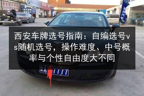西安车牌选号指南：自编选号vs随机选号，操作难度、中号概率与个性自由度大不同
