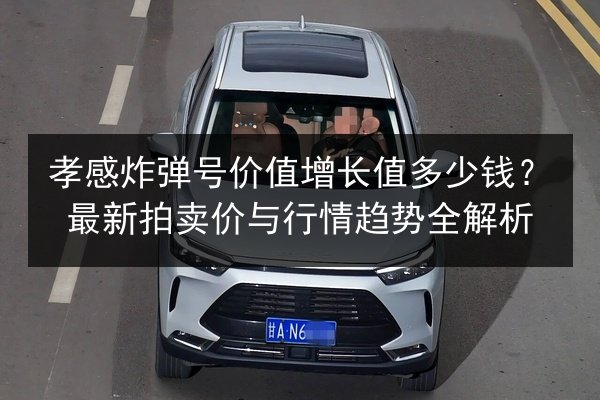 孝感炸弹号价值增长值多少钱？最新拍卖价与行情趋势全解析 第3张