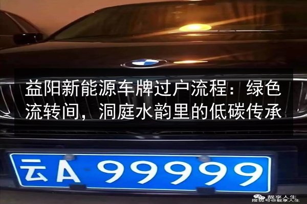 益阳新能源车牌过户流程:绿色流转间,洞庭水韵里的低碳传承 第2张 益阳新能源车牌过户流程:绿色流转间,洞庭水韵里的低碳传承 第2张