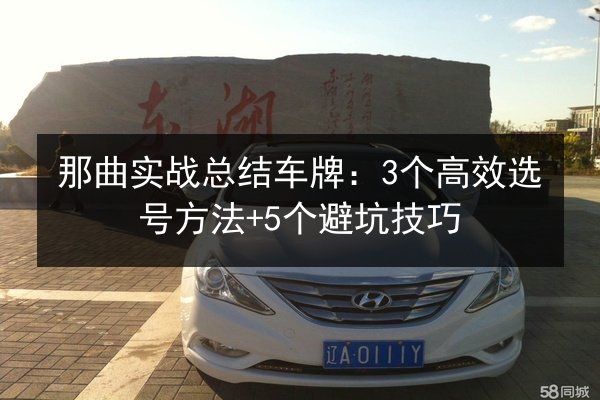 那曲实战总结车牌：3个高效选号方法+5个避坑技巧