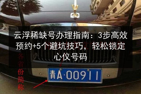 云浮稀缺号办理指南：3步高效预约+5个避坑技巧，轻松锁定心仪号码