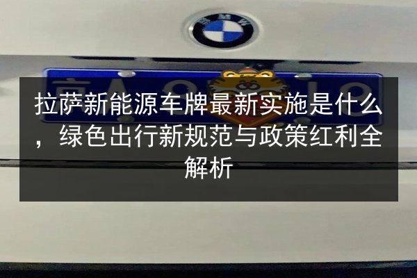 拉萨新能源车牌最新实施是什么,绿色出行新规范与政策红利全解析 第3张 拉萨新能源车牌最新实施是什么,绿色出行新规范与政策红利全解析 第3张