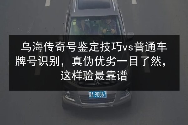 乌海传奇号鉴定技巧vs普通车牌号识别，真伪优劣一目了然，这样验最靠谱