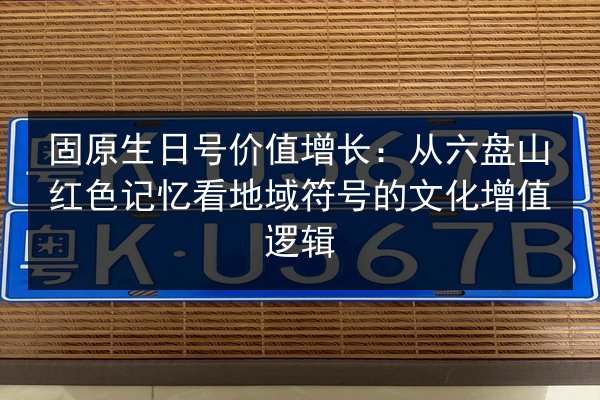 固原生日号价值增长:从六盘山红色记忆看地域符号的文化增值逻辑 第2张 固原生日号价值增长:从六盘山红色记忆看地域符号的文化增值逻辑 第2张