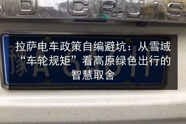 拉萨电车政策自编避坑:从雪域“车轮规矩”看高原绿色出行的智慧取舍 第2张 拉萨电车政策自编避坑:从雪域“车轮规矩”看高原绿色出行的智慧取舍 第2张
