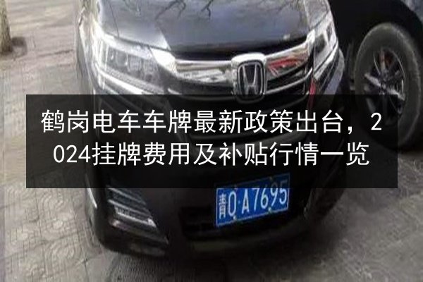 鹤岗电车车牌最新政策出台，2024挂牌费用及补贴行情一览