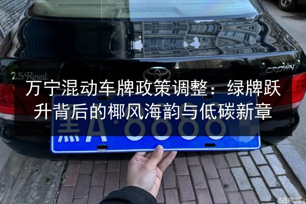 万宁混动车牌政策调整：绿牌跃升背后的椰风海韵与低碳新章