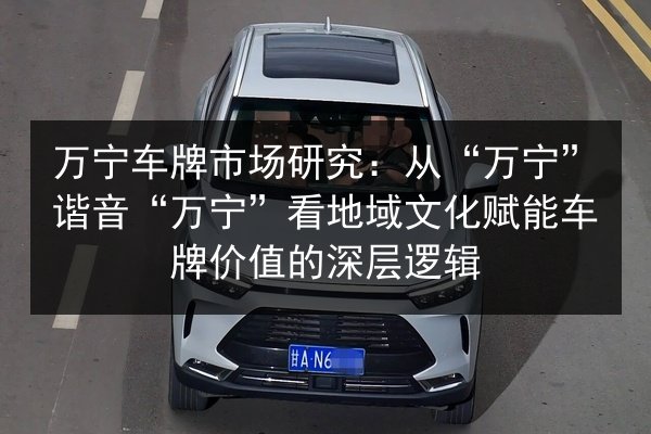 万宁车牌市场研究:从“万宁”谐音“万宁”看地域文化赋能车牌价值的深层逻辑 第3张 万宁车牌市场研究:从“万宁”谐音“万宁”看地域文化赋能车牌价值的深层逻辑 第3张