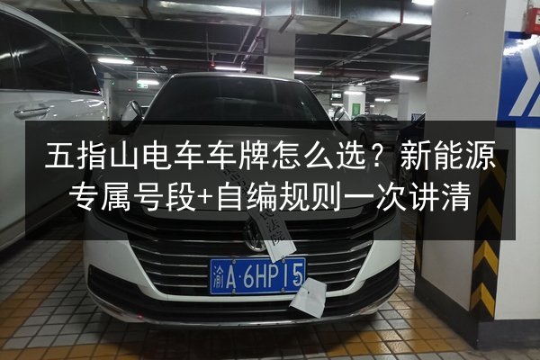 五指山电车车牌怎么选？新能源专属号段+自编规则一次讲清 第3张