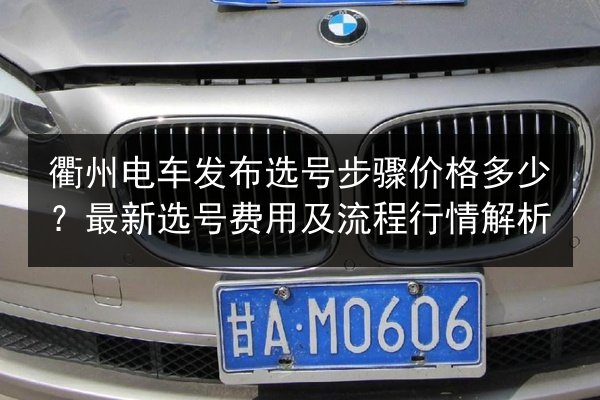 衢州电车发布选号步骤价格多少？最新选号费用及流程行情解析 第3张