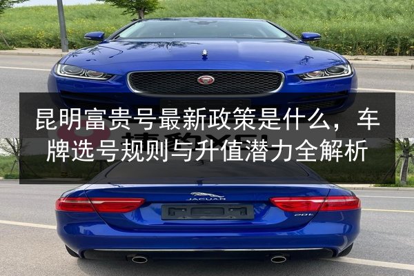 昆明富贵号最新政策是什么,车牌选号规则与升值潜力全解析 第2张 昆明富贵号最新政策是什么,车牌选号规则与升值潜力全解析 第2张
