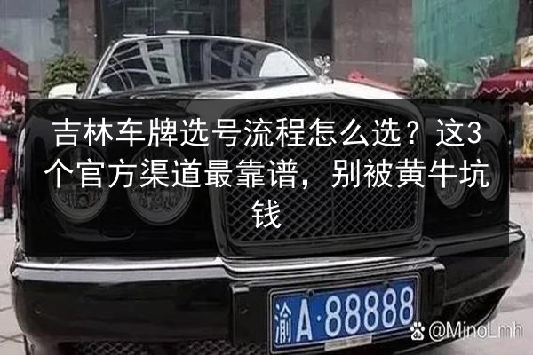 吉林车牌选号流程怎么选？这3个官方渠道最靠谱，别被黄牛坑钱