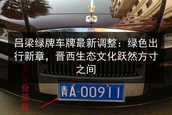 吕梁绿牌车牌最新调整:绿色出行新章,晋西生态文化跃然方寸之间 第2张 吕梁绿牌车牌最新调整:绿色出行新章,晋西生态文化跃然方寸之间 第2张