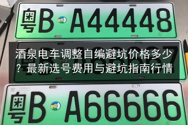 酒泉电车调整自编避坑价格多少?最新选号费用与避坑指南行情 第2张 酒泉电车调整自编避坑价格多少?最新选号费用与避坑指南行情 第2张