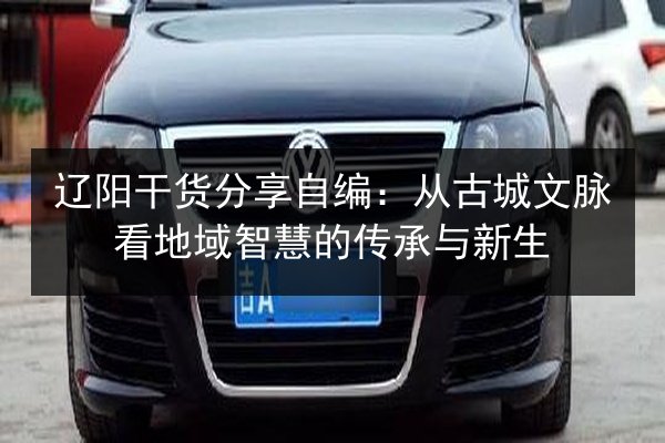 辽阳干货分享自编：从古城文脉看地域智慧的传承与新生 第3张