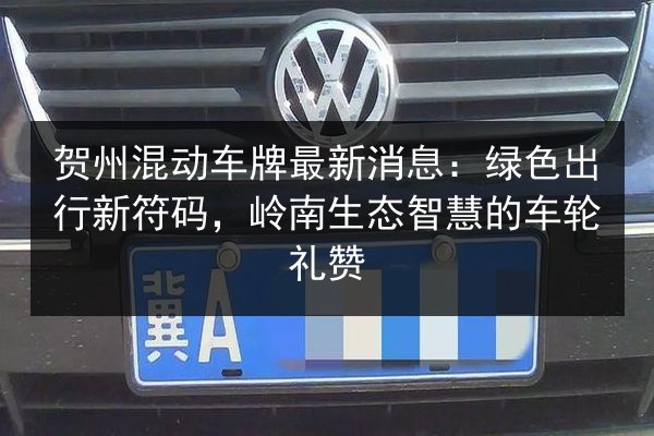 贺州混动车牌最新消息:绿色出行新符码,岭南生态智慧的车轮礼赞 第3张 贺州混动车牌最新消息:绿色出行新符码,岭南生态智慧的车轮礼赞 第3张