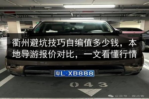 衢州避坑技巧自编值多少钱，本地导游报价对比，一文看懂行情