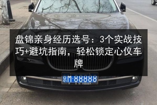 盘锦亲身经历选号：3个实战技巧+避坑指南，轻松锁定心仪车牌