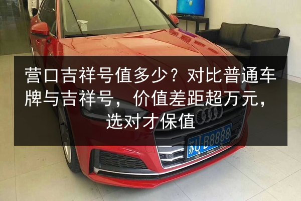 营口吉祥号值多少？对比普通车牌与吉祥号，价值差距超万元，选对才保值