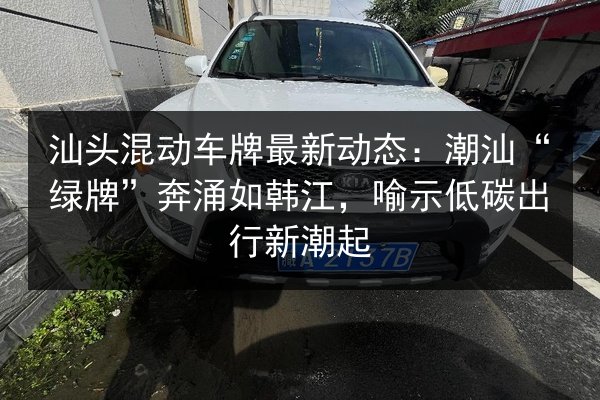 汕头混动车牌最新动态:潮汕“绿牌”奔涌如韩江,喻示低碳出行新潮起 第2张 汕头混动车牌最新动态:潮汕“绿牌”奔涌如韩江,喻示低碳出行新潮起 第2张