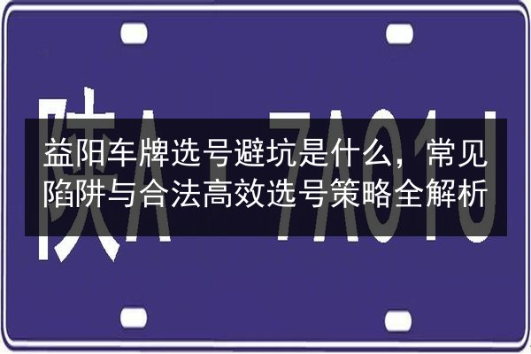 益阳车牌选号避坑是什么，常见陷阱与合法高效选号策略全解析