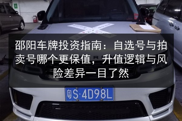 邵阳车牌投资指南：自选号与拍卖号哪个更保值，升值逻辑与风险差异一目了然 第3张