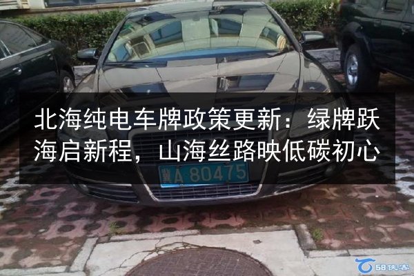 北海纯电车牌政策更新:绿牌跃海启新程,山海丝路映低碳初心 第2张 北海纯电车牌政策更新:绿牌跃海启新程,山海丝路映低碳初心 第2张