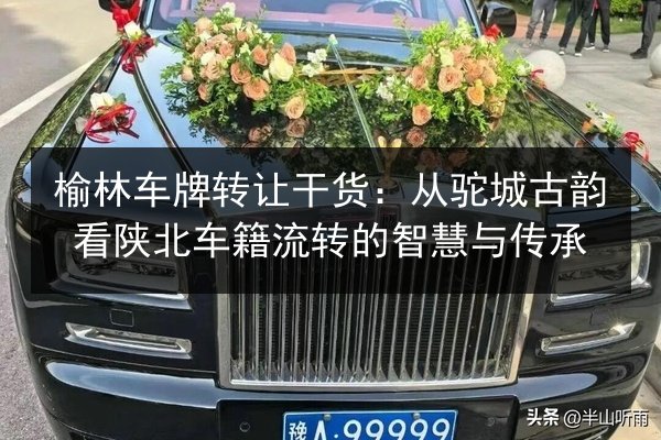 榆林车牌转让干货：从驼城古韵看陕北车籍流转的智慧与传承 第2张