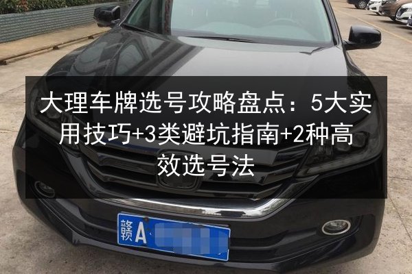 大理车牌选号攻略盘点：5大实用技巧+3类避坑指南+2种高效选号法