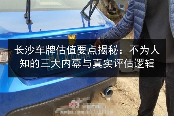 长沙车牌估值要点揭秘：不为人知的三大内幕与真实评估逻辑